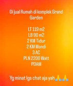 Rumah Dijual di Grand Garden Kalidoni Palembang Dekat Super Indo Basilica, Pasar Siak Sekojo, ...jpg