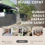 Rumah Dijual di Duren Sawit Dekat BKT, Mall Cipinang Indah, Mall Bassura, Pondok Kelapa Town S...jpg