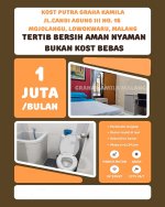 Kost Putra Dekat UB Universitas Brawijaya Malang, UM Universitas Negeri Malang, Universitas W...jpeg
