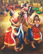 Slamet Jenggot 2009 - Pesta Dansa 100 X 80 cm Oil on Canvas.jpg